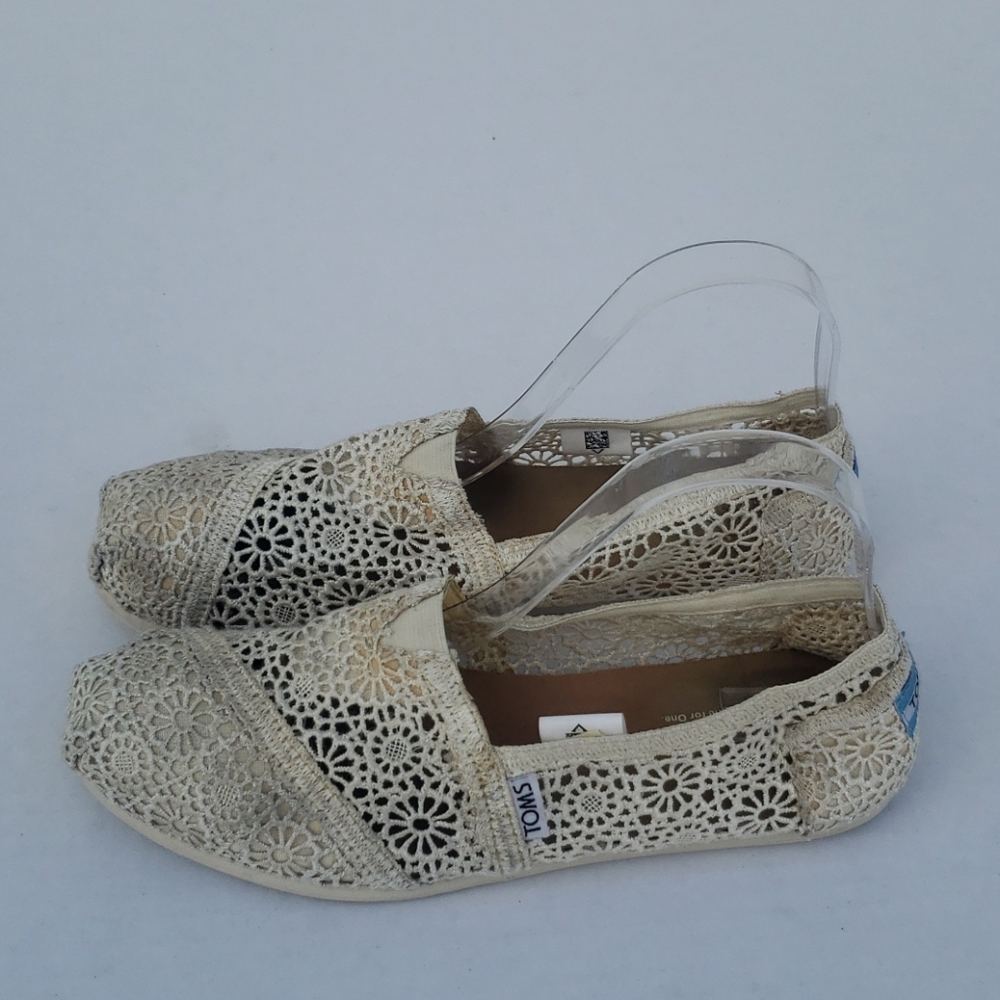 Women Tom Loafers Canvas Slip On - Picture 1 of 8